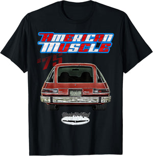 75 Pacer,Hot Hatch,Drag Car,Hoola Hotrod,Muscle Car,American T-Shirt - T-Shirt | Black