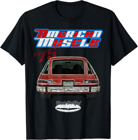75 Pacer,Hot Hatch,Drag Car,Hoola Hotrod,Muscle Car,American T-Shirt - T-Shirt | Black