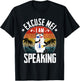 Excuse Me I'm speaking Funny Vintage Cat Kamala harris T-Shirt - T-Shirt | Black