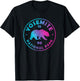 Yosemite Colorful Tie Dye Bear Girls National Park T-Shirt - T-Shirt | Black
