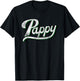 Vintage Pappy Father's Day for Grandpa from Grandkids T-Shirt - T-Shirt | Black
