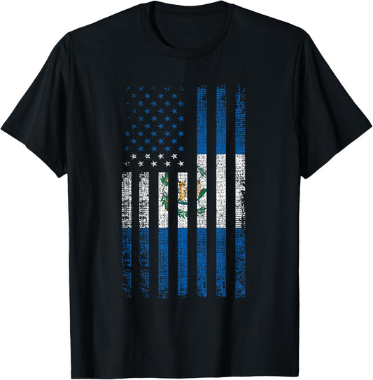 Guatemala USA - Pride Guatemala American Flag Kids Men T-Shirt - T-Shirt | Black