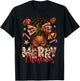 African American Christmas African Black Women Mom Xmas T-Shirt - T-Shirt | Black