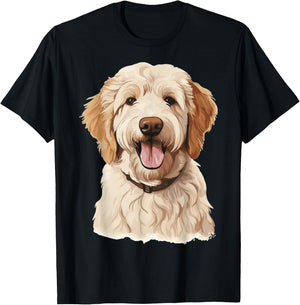 Goldendoodle Dog Breed Pet Cute Graphic Women Kids T-Shirt - T-Shirt | Black