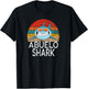 Abuelo Shark Funny Spanish Grandpa Vintage T-Shirt - T-Shirt | Black