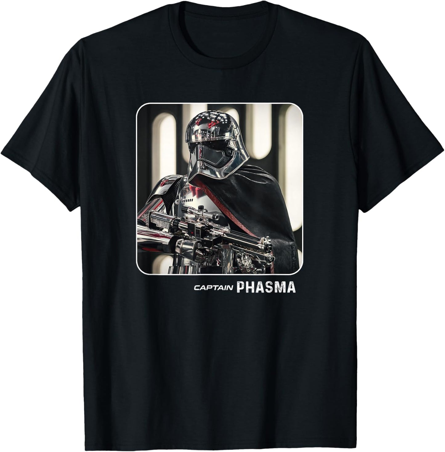 Star Wars The Force Awakens Captain Phasma T-Shirt - T-Shirt | Black