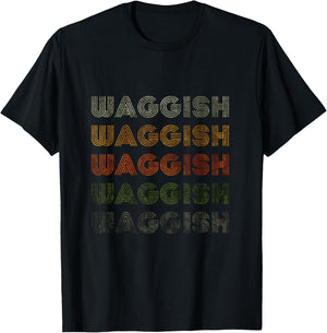 Love Heart Waggish Grunge Vintage Style Black Waggish T-Shirt - T-Shirt | Black