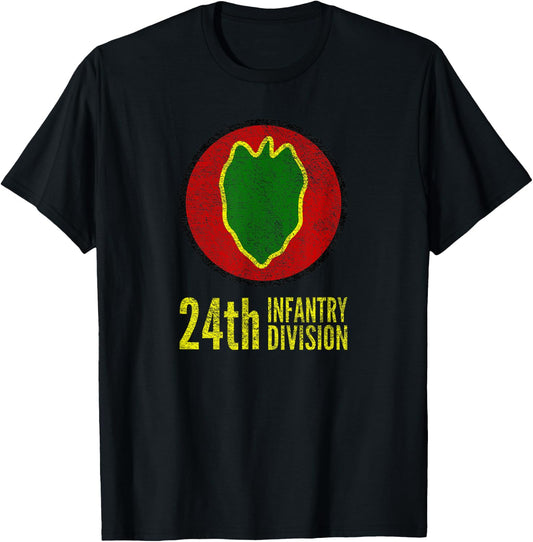 24th INFANTRY DIVISION TWENTY VIURTH ARMY T-Shirt - T-Shirt | Black