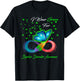 I Wear Green For Bipolar Disorder Awareness T-Shirt - T-Shirt | Black
