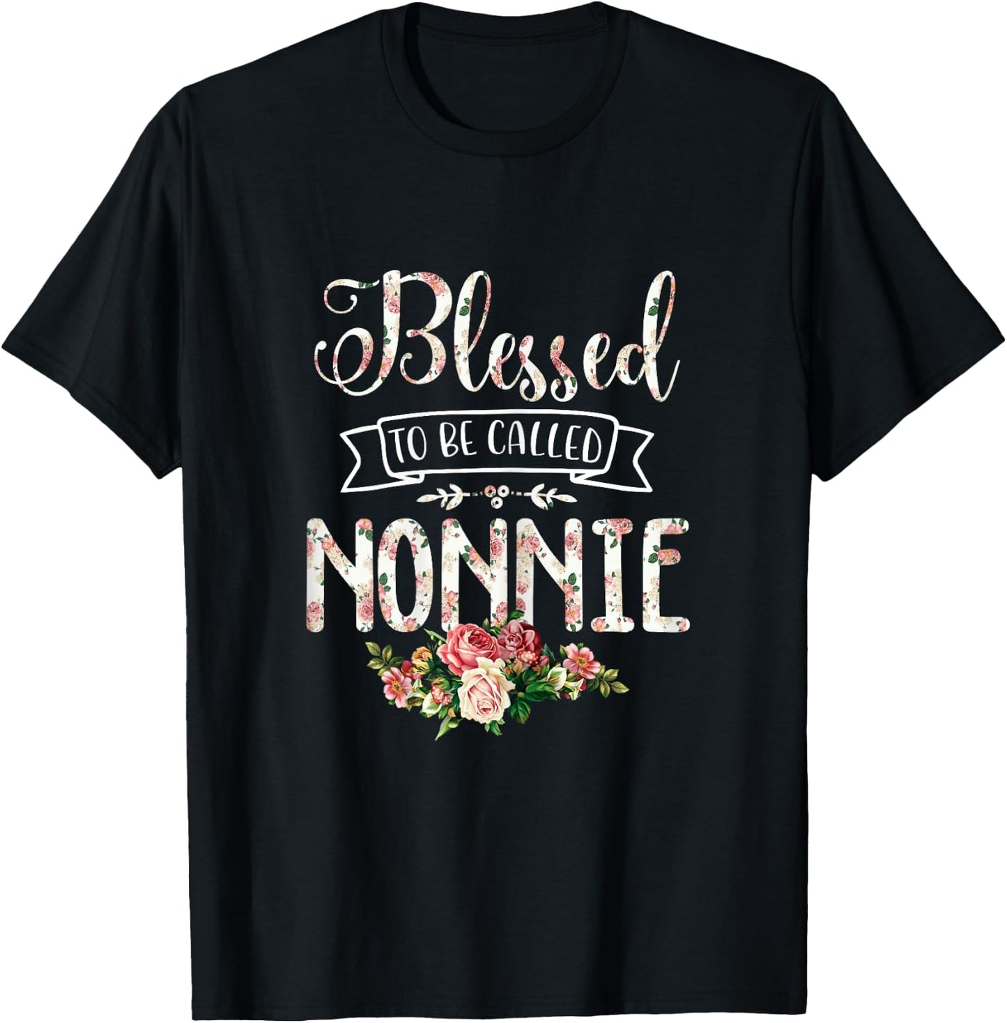 Blessed To Be Called NONNIE Proud T-Shirt - T-Shirt | Black