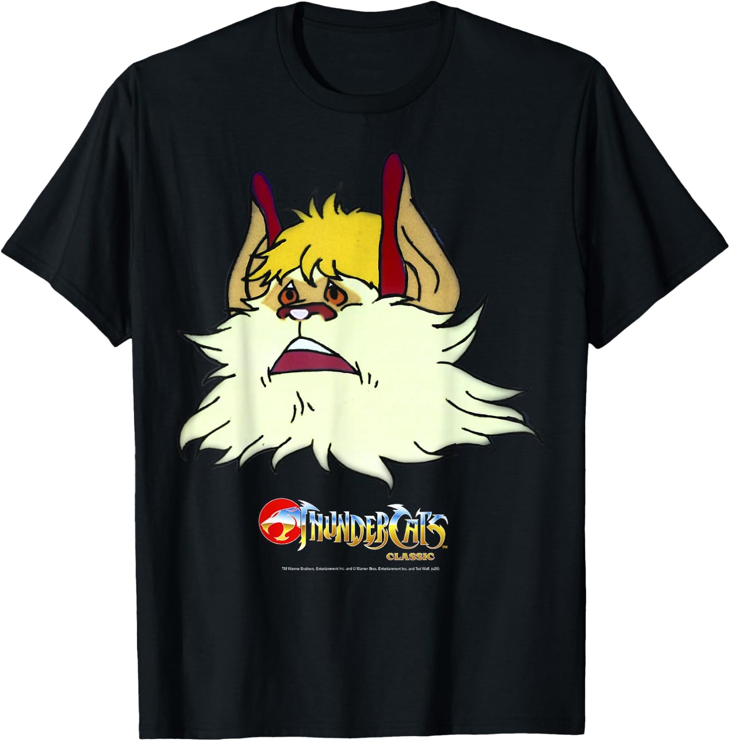 Thundercats Classic Snarf Big Face T-Shirt - T-Shirt | Black
