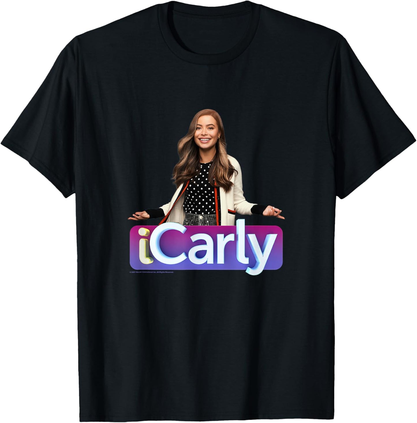 iCarly Title Logo And Photo T-Shirt - T-Shirt | Black