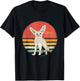 Fennec Fox Shirt Retro Style Animal Zoo African Animal Lover T-Shirt - T-Shirt | Black