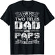 I Have Two Titles Dad And Paps Funny Fathers Day T-Shirt - T-Shirt | Black