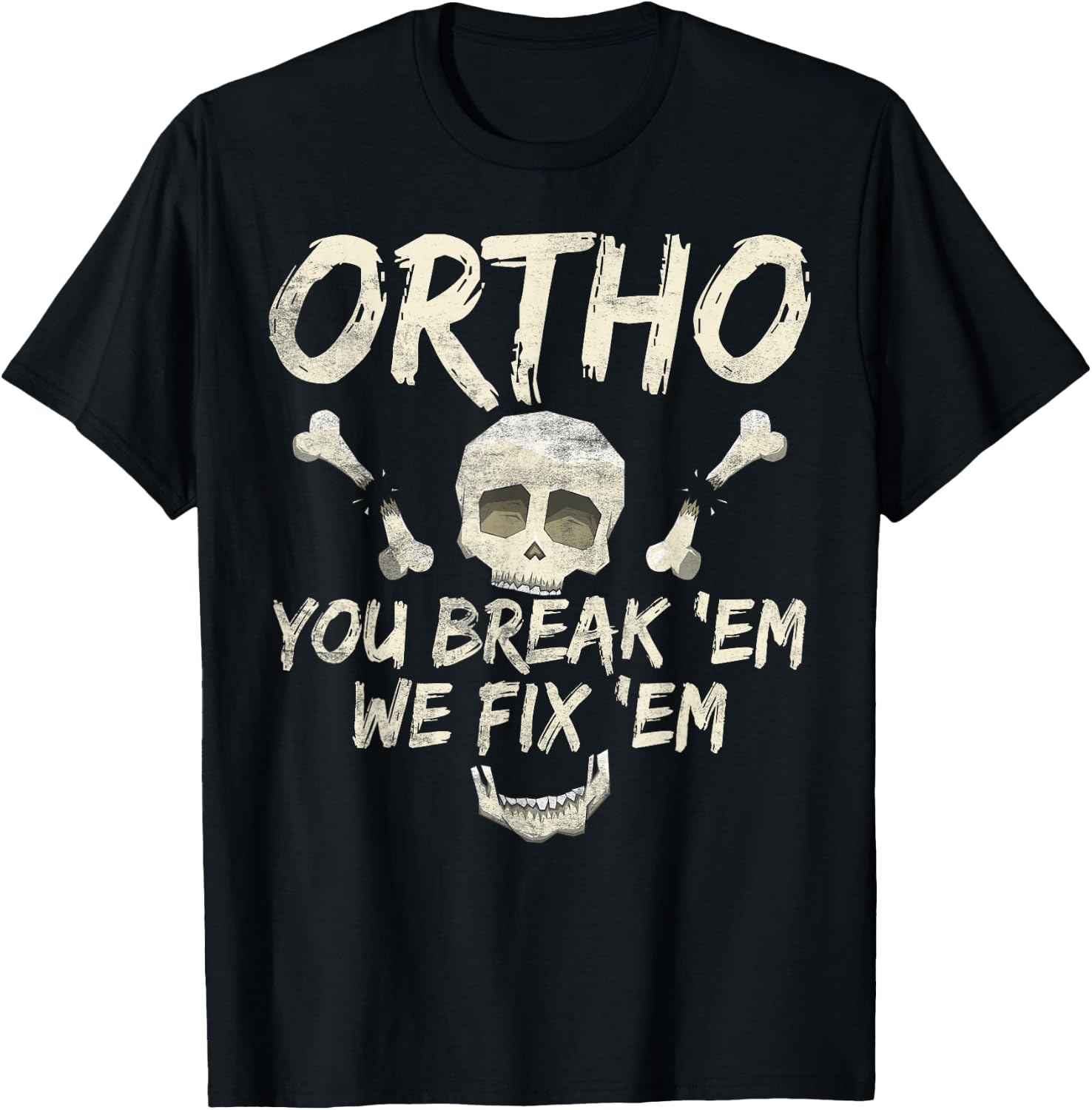 Orthopedic Nurse Orthopedic Nurses Ortho Orthopedics T-Shirt - T-Shirt | Black