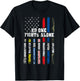 American Flag Thin Line Police Fire Military Nurse Responder Small T-Shirt - T-Shirt | Black