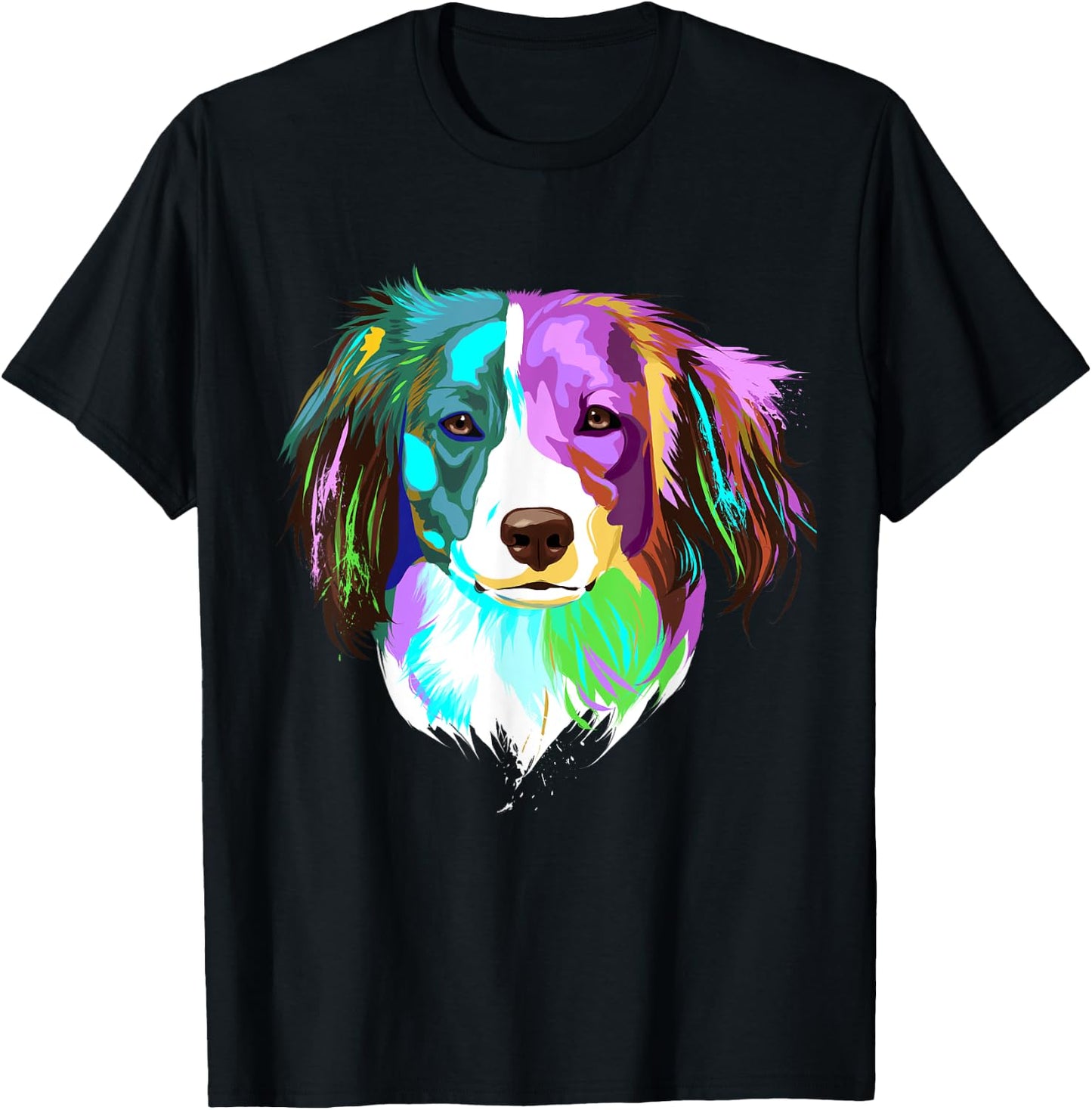 Splash Dog Kooikerhondje T-Shirt - T-Shirt | Black