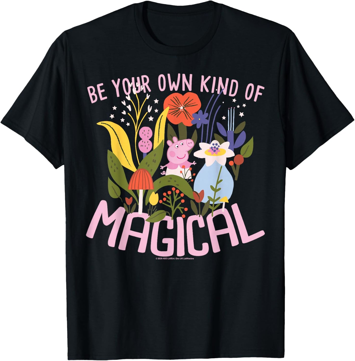 Peppa Pig Magical Forest T-Shirt - T-Shirt | Black