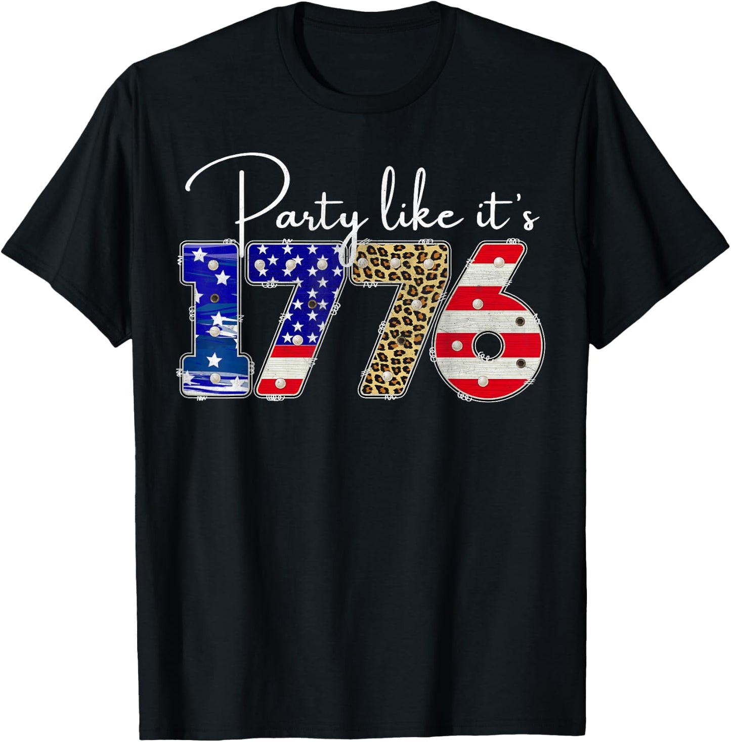 Party Like It Is 1776 Funny July 4th Party Like It Is 1776 Men T-Shirt - T-Shirt | Black