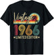 Limited Edition 1966 60th Birthday Gift 60 Years Old Vintage T-Shirt - T-Shirt | Black