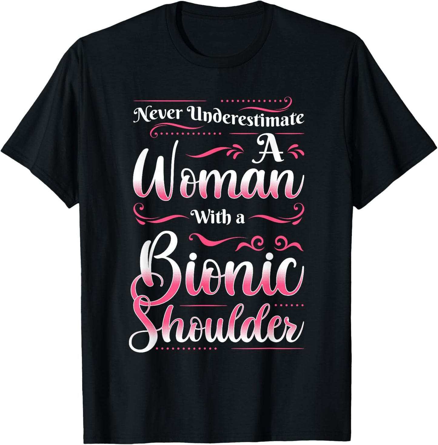 Shoulder Replacement Surgery Joint Glenohumeral Arthroplasty T-Shirt - T-Shirt | Black