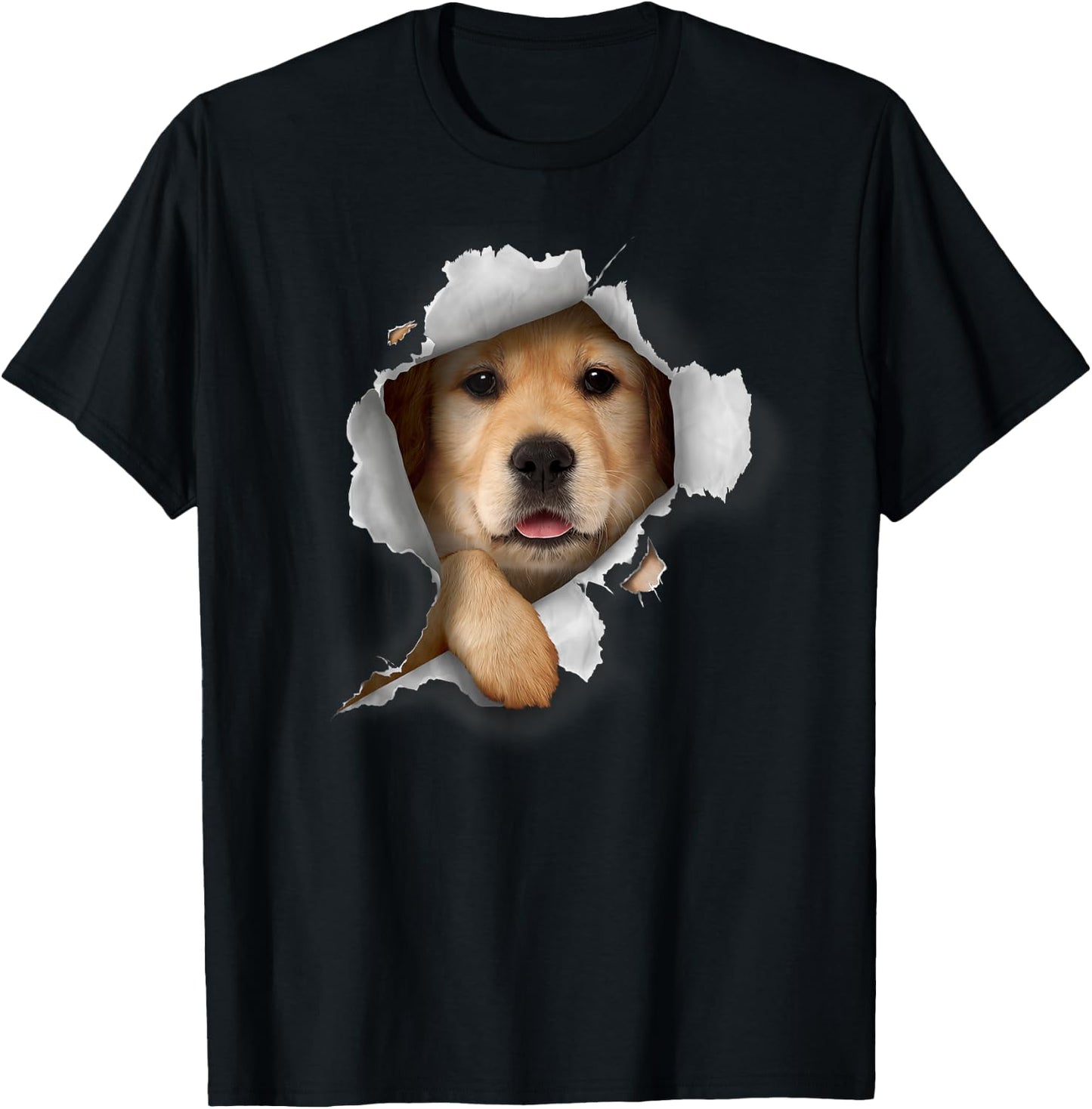 Golden Retriever Dog, Funny Dog Lover, Golden Retriever Men Women Kids T-Shirt - T-Shirt | Black
