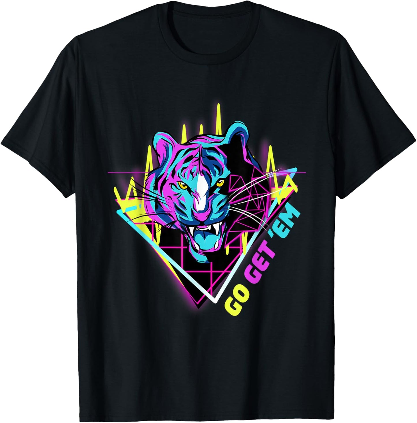 Go Get Em Tiger T-Shirt - T-Shirt | Black