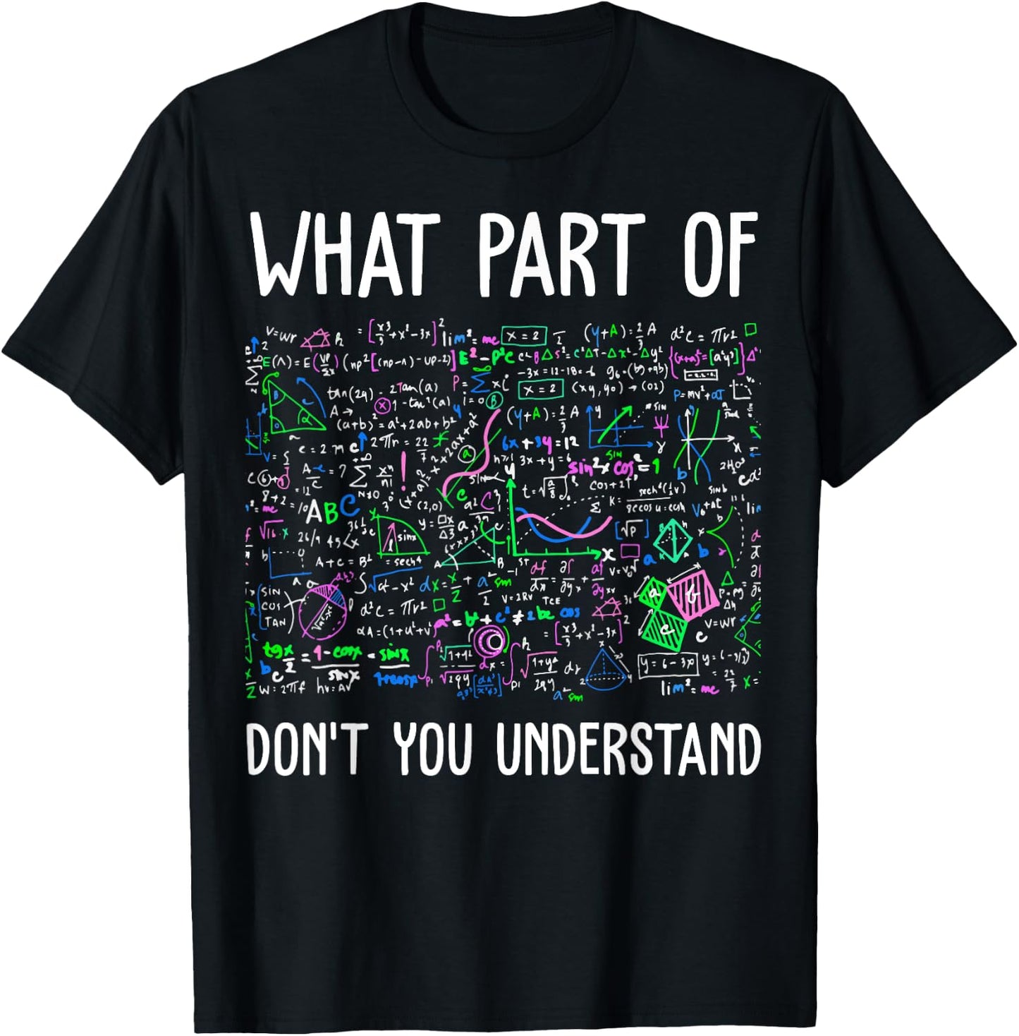 Science Funny Geek Nerd Gift Teacher STEM Mathematics T-Shirt - T-Shirt | Black
