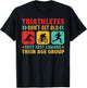 Funny Triathlon Design Men Women Triathletes Swim Bike Run T-Shirt - T-Shirt | Black