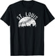 Vintage St Louis Missouri Skyline Apparel T-Shirt - T-Shirt | Black