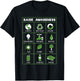 Reduce Reuse Recycle Earth Day Awareness Activist Gift T-Shirt - T-Shirt | Black