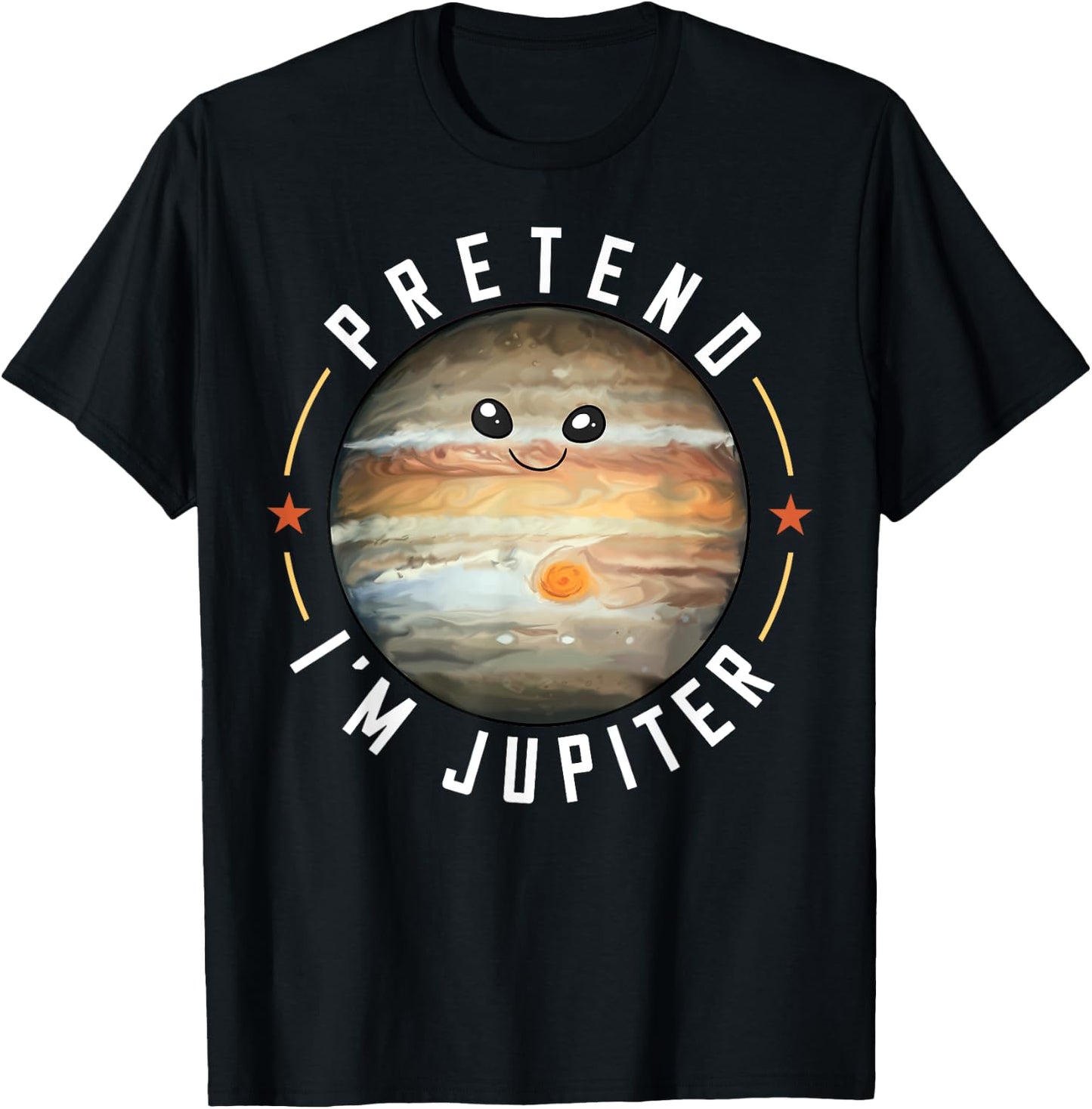 Jupiter Planet Ring Solar System T-Shirt - T-Shirt | Black