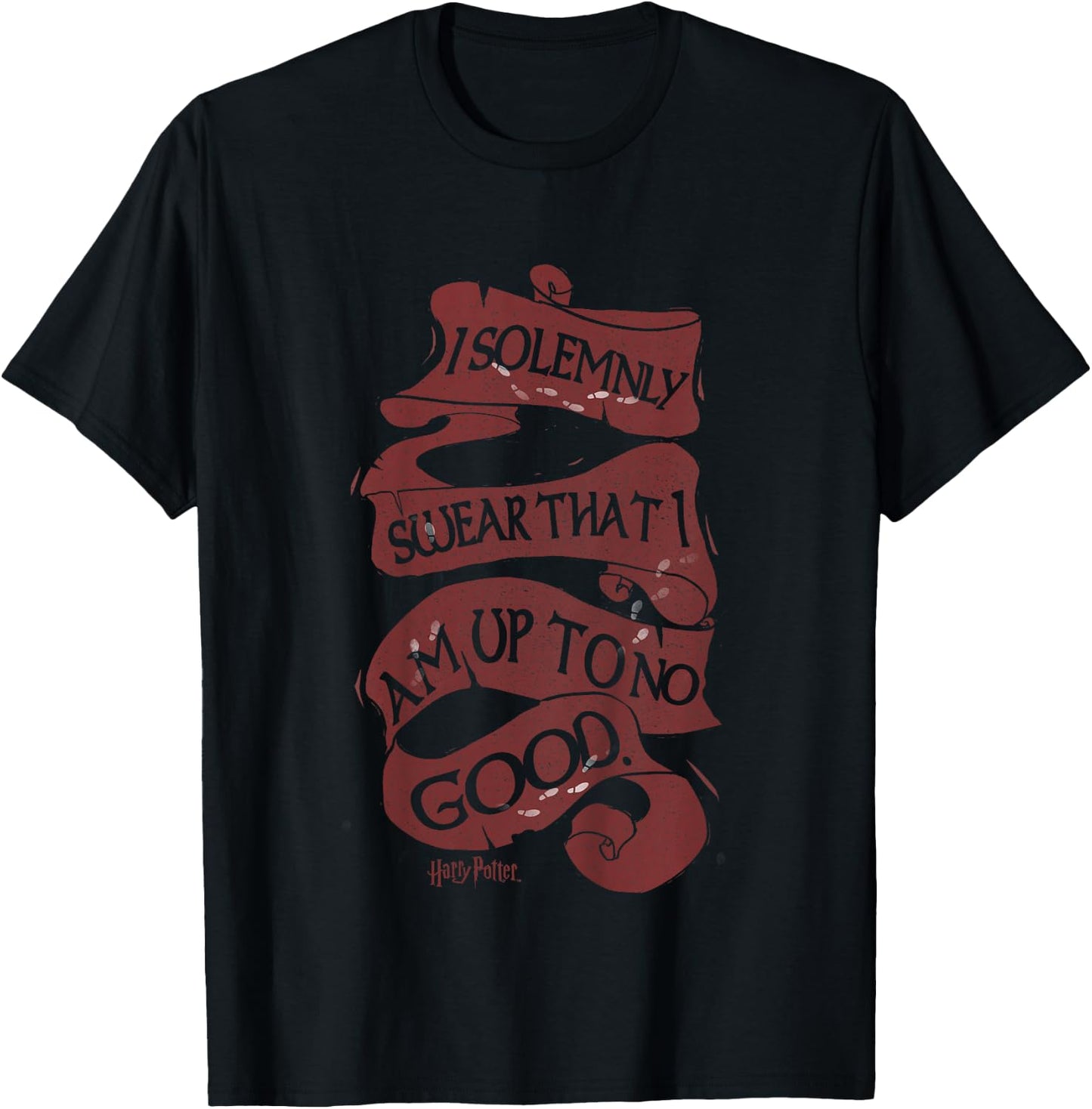 Kids Harry Potter I Solemnly Swear That I Am Up to No Good T-Shirt - T-Shirt | Black