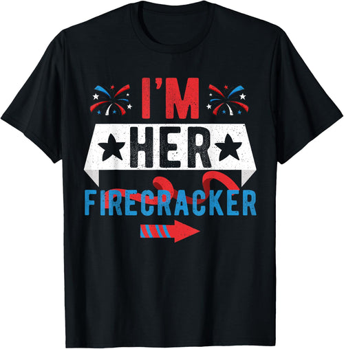 I'm Her Firecracker Cute 4th Of July Matching Couple