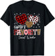 Three Hearts Cupid's Favorite Social Worker Valentine T-Shirt - T-Shirt | Black