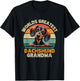 Worlds Greatest Dachshund Grandma Funny Retro Dog Owner T-Shirt - T-Shirt | Black