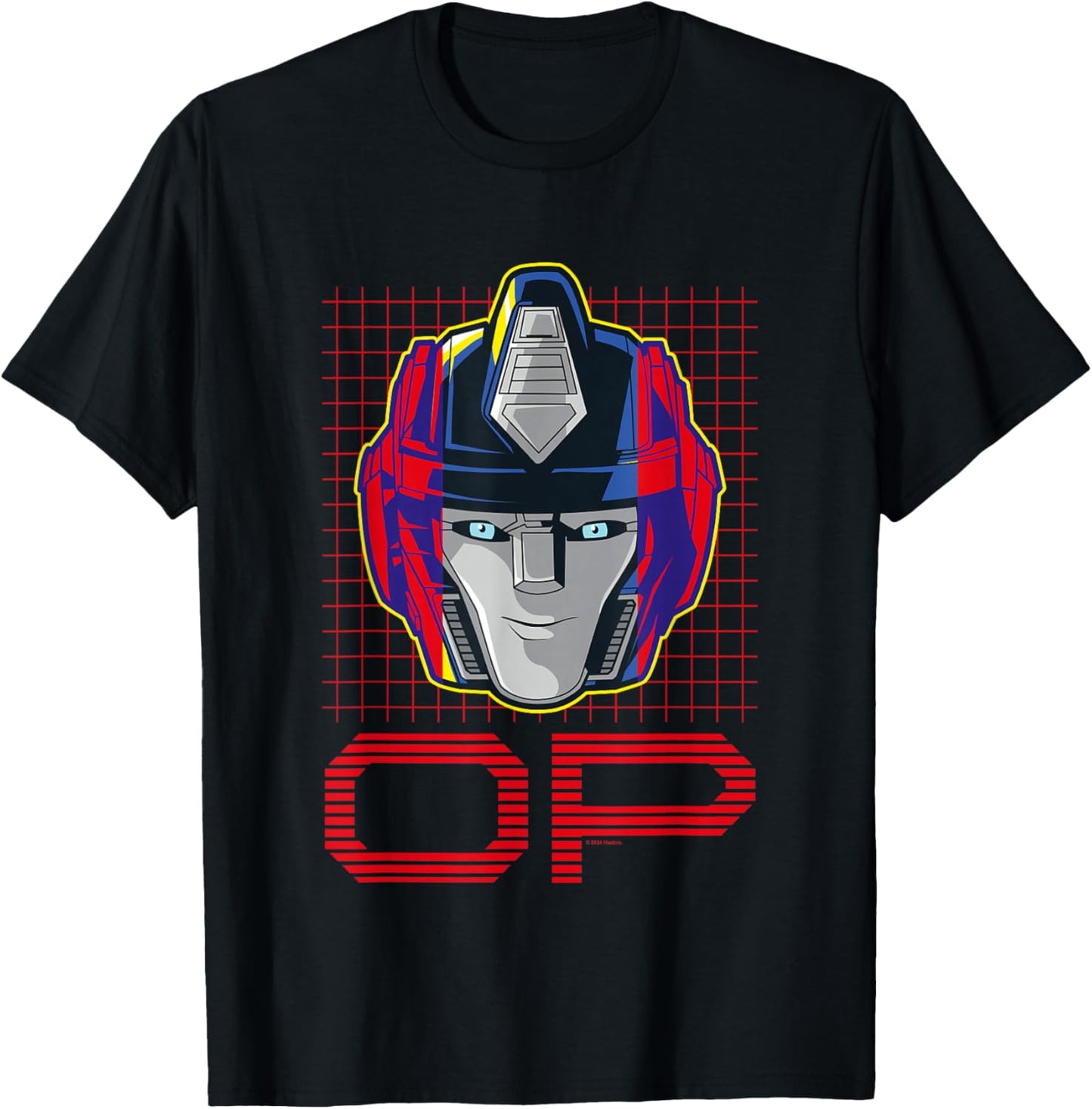 Transformers One Orion Pax Optimus Prime Face Poster T-Shirt - T-Shirt | Black
