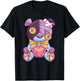 Pastel Goth Teddy Bear Japanese Anime Kawaii Menhera T-Shirt - T-Shirt | Black