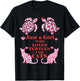 Just A Girl Who Loves Turtles And Cats Funny Gift T-Shirt - T-Shirt | Black