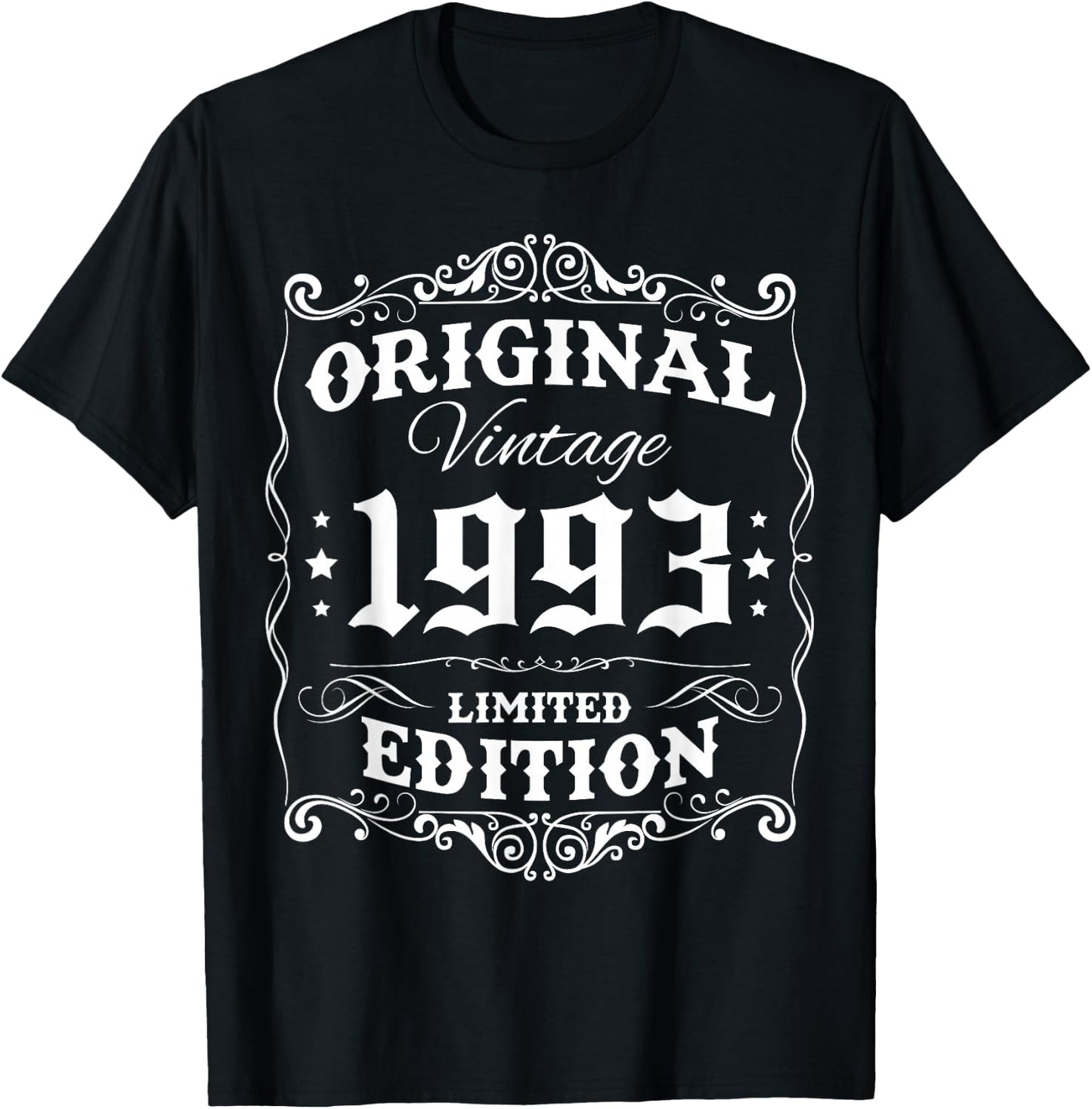 Original Vintage 1993 Limited Edition Classic 1993 Men Women T-Shirt - T-Shirt | Black