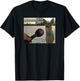 Deer Being Interviewed Meme T-Shirt - T-Shirt | Black