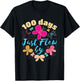 100 Days of School Butterfly Girls 100 Days Just Flew By T-Shirt - T-Shirt | Black