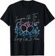 Imagine Hippie People Living Life in Peace and Love Gift T-Shirt - T-Shirt | Black