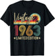 Limited Edition 1963 Birthday Gift - Vintage T-Shirt - T-Shirt | Black