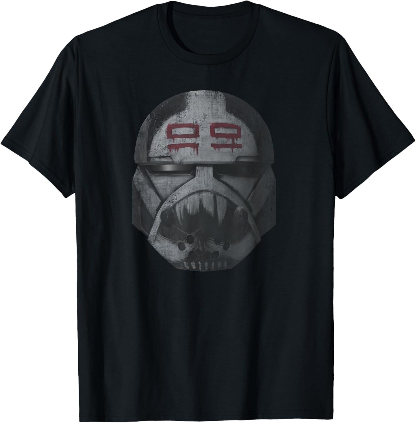 Star Was The Clone Wars The Bad Batch Wrecker Helmet T-Shirt - T-Shirt | Black
