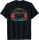 Tardigrade Water Bear Microbiology Retro Vintage 80s Style T-Shirt - T-Shirt | Black