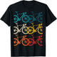 Vintage Bike Cycling Road Bike Road Bike Bicycle Cyclist T-Shirt - T-Shirt | Black