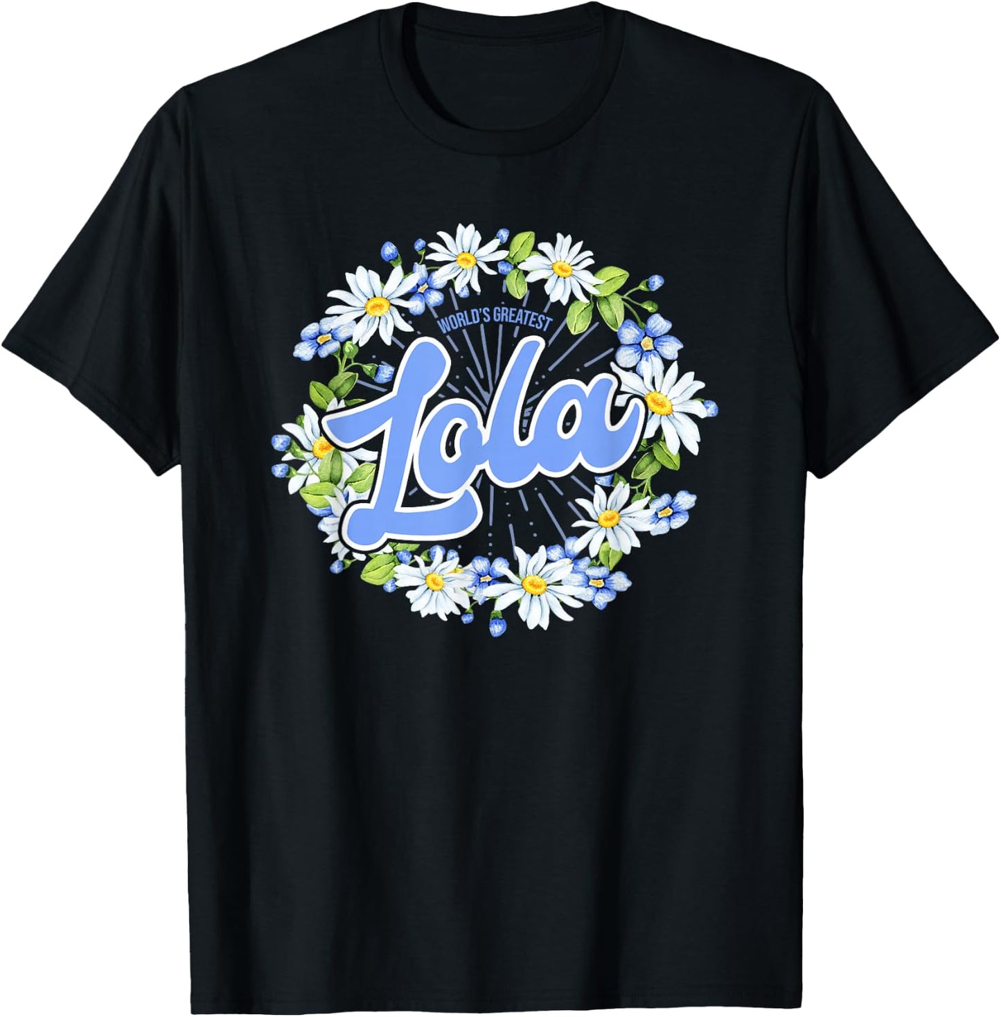 World's Greatest Lola - Gift Filipino Grandma T-Shirt - T-Shirt | Black