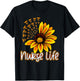 Nurse Life Outfit Nurse Logo Nursing Clinical RN LPN T-Shirt - T-Shirt | Black