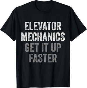 Elevator Mechanic. T-Shirt - T-Shirt | Black